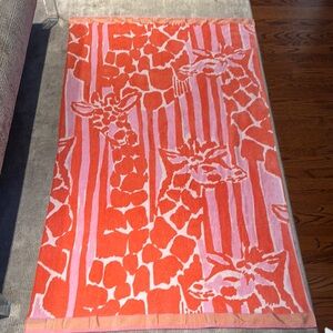 Lilly Pulitzer for Target oversized giraffe beach towel